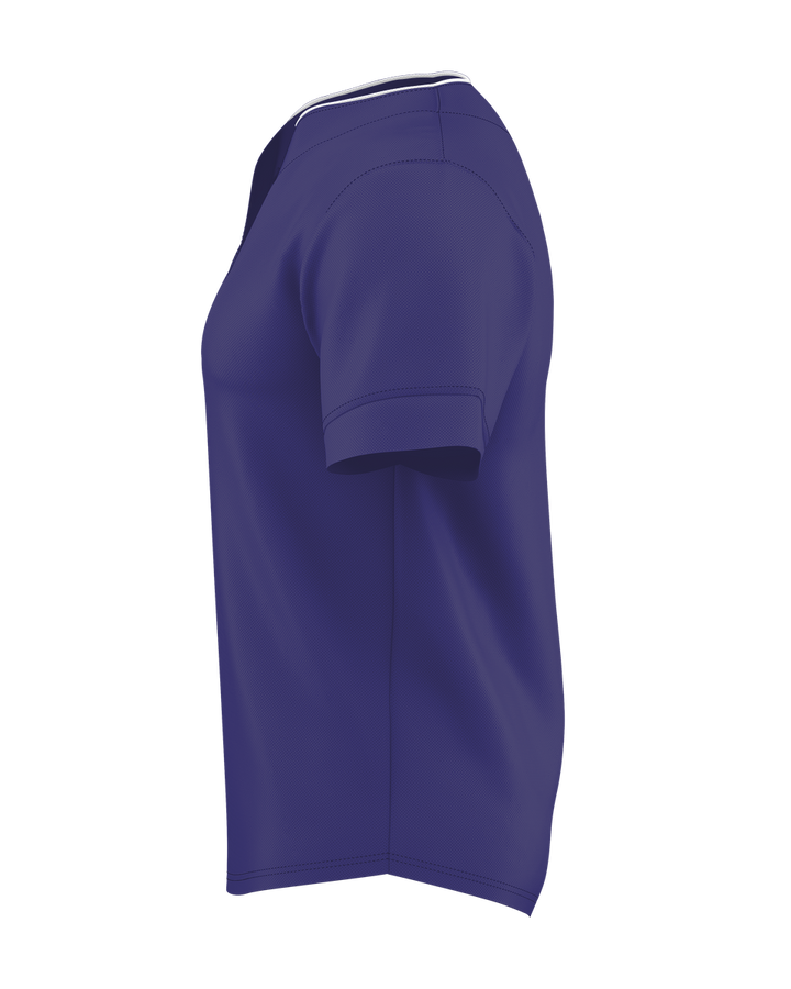 Alleson Youth Two Button Mesh Baseball Jersey With Piping Alleson