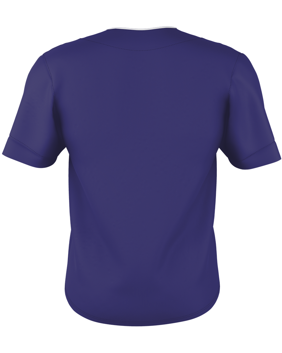 Alleson Youth Two Button Mesh Baseball Jersey With Piping Alleson