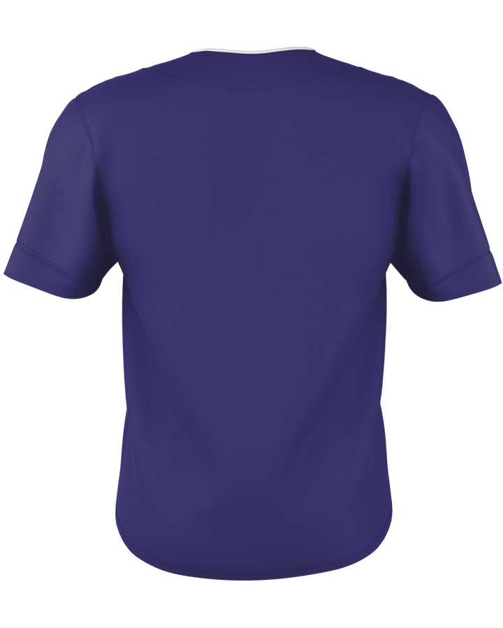 Alleson Youth Two Button Mesh Baseball Jersey With Piping Alleson