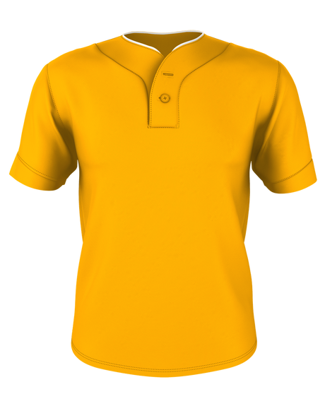 Alleson Youth Two Button Mesh Baseball Jersey With Piping Alleson