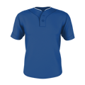 Alleson Youth Two Button Mesh Baseball Jersey With Piping Alleson