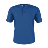 Alleson Youth Two Button Mesh Baseball Jersey With Piping Alleson