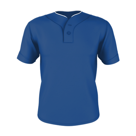 Alleson Youth Two Button Mesh Baseball Jersey With Piping Alleson