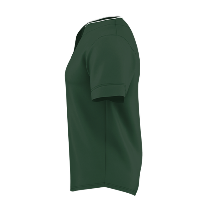 Alleson Youth Two Button Mesh Baseball Jersey With Piping Alleson