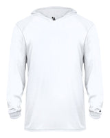 Badger 2105 Youth B-Core Long-Sleeve Hooded Tee Badger