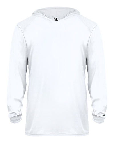 Badger 2105 Youth B-Core Long-Sleeve Hooded Tee
