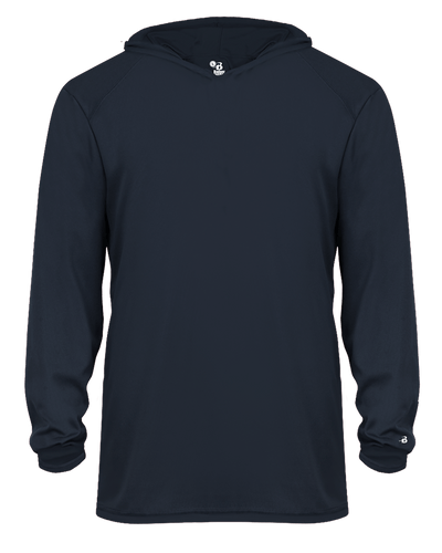 Badger 2105 Youth B-Core Long-Sleeve Hooded Tee