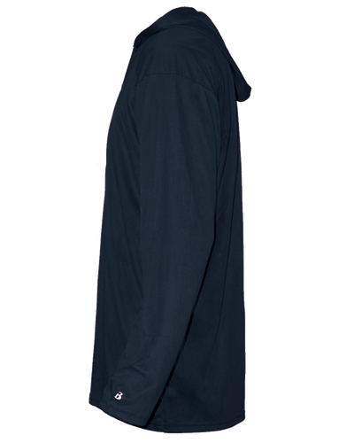 Badger 2105 Youth B-Core Long-Sleeve Hooded Tee