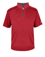 Badger Youth B-Core Short-Sleeve 1/4 Zip Badger
