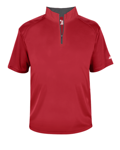 Badger Youth B-Core Short-Sleeve 1/4 Zip