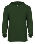 Badger 2105 Youth B-Core Long-Sleeve Hooded Tee Badger