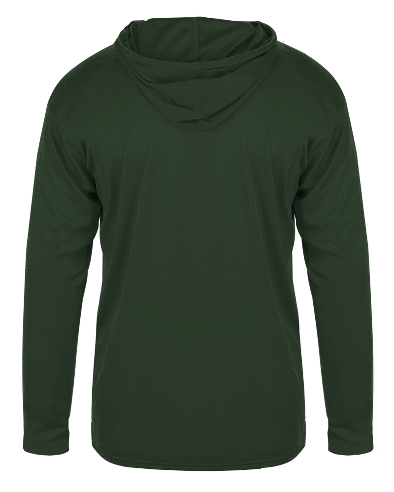 Badger 2105 Youth B-Core Long-Sleeve Hooded Tee