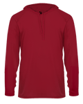 Badger 2105 Youth B-Core Long-Sleeve Hooded Tee Badger