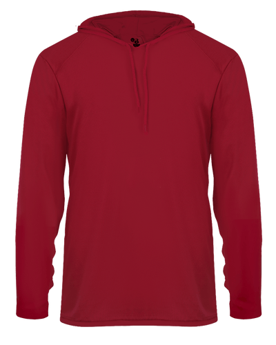 Badger 2105 Youth B-Core Long-Sleeve Hooded Tee