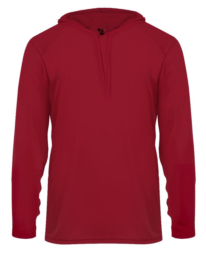 Badger 2105 Youth B-Core Long-Sleeve Hooded Tee
