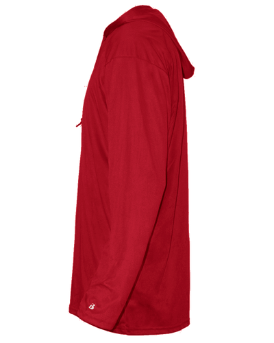 Badger 2105 Youth B-Core Long-Sleeve Hooded Tee
