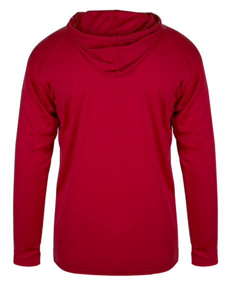 Badger 2105 Youth B-Core Long-Sleeve Hooded Tee Badger
