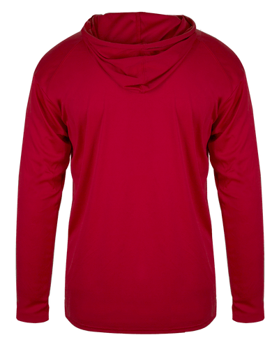 Badger 2105 Youth B-Core Long-Sleeve Hooded Tee