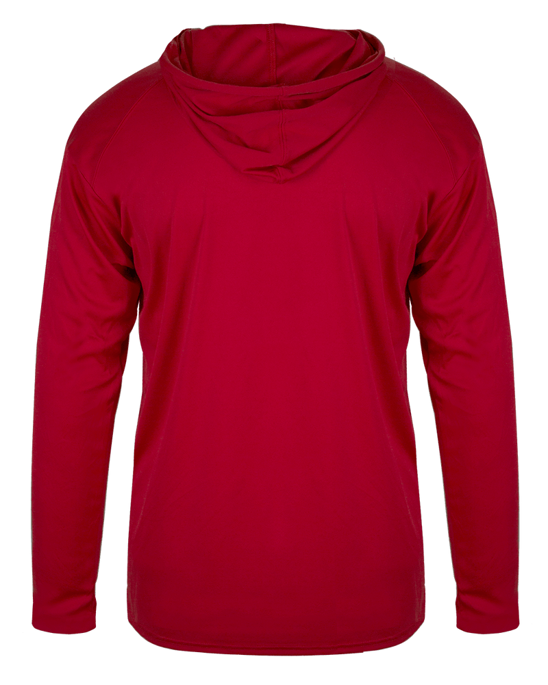 Badger 2105 Youth B-Core Long-Sleeve Hooded Tee