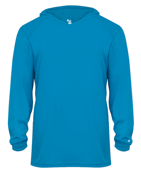 Badger 2105 Youth B-Core Long-Sleeve Hooded Tee Badger