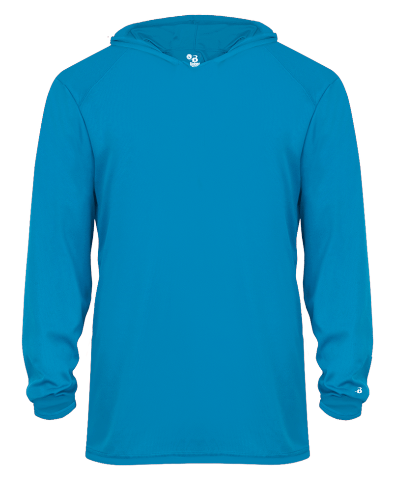 Badger 2105 Youth B-Core Long-Sleeve Hooded Tee