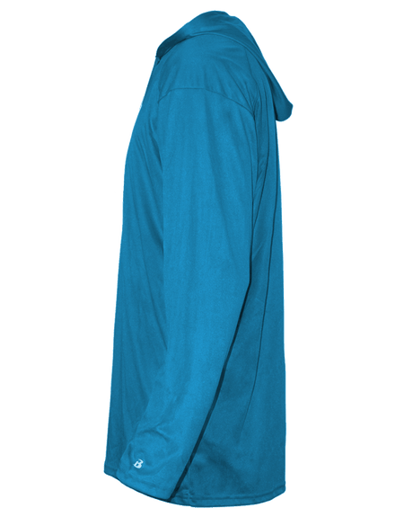 Badger 2105 Youth B-Core Long-Sleeve Hooded Tee Badger