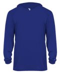 Badger 2105 Youth B-Core Long-Sleeve Hooded Tee Badger