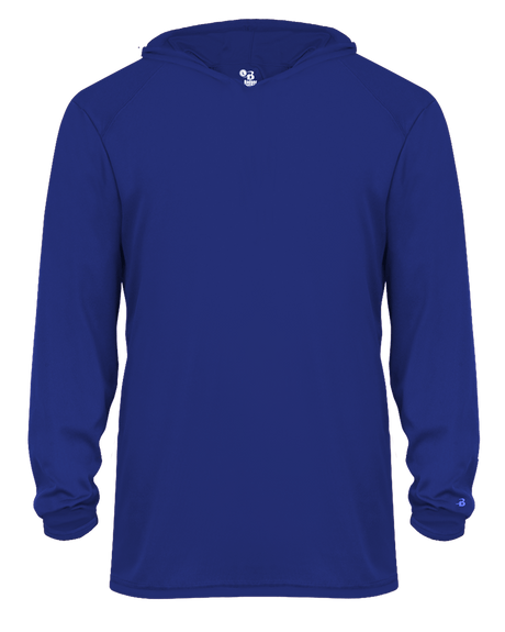 Badger 2105 Youth B-Core Long-Sleeve Hooded Tee Badger
