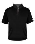 Badger Youth B-Core Short-Sleeve 1/4 Zip Badger