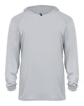 Badger 2105 Youth B-Core Long-Sleeve Hooded Tee Badger