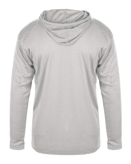 Badger 2105 Youth B-Core Long-Sleeve Hooded Tee Badger
