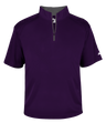 Badger Youth B-Core Short-Sleeve 1/4 Zip Badger