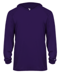 Badger 2105 Youth B-Core Long-Sleeve Hooded Tee Badger