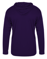 Badger 2105 Youth B-Core Long-Sleeve Hooded Tee Badger