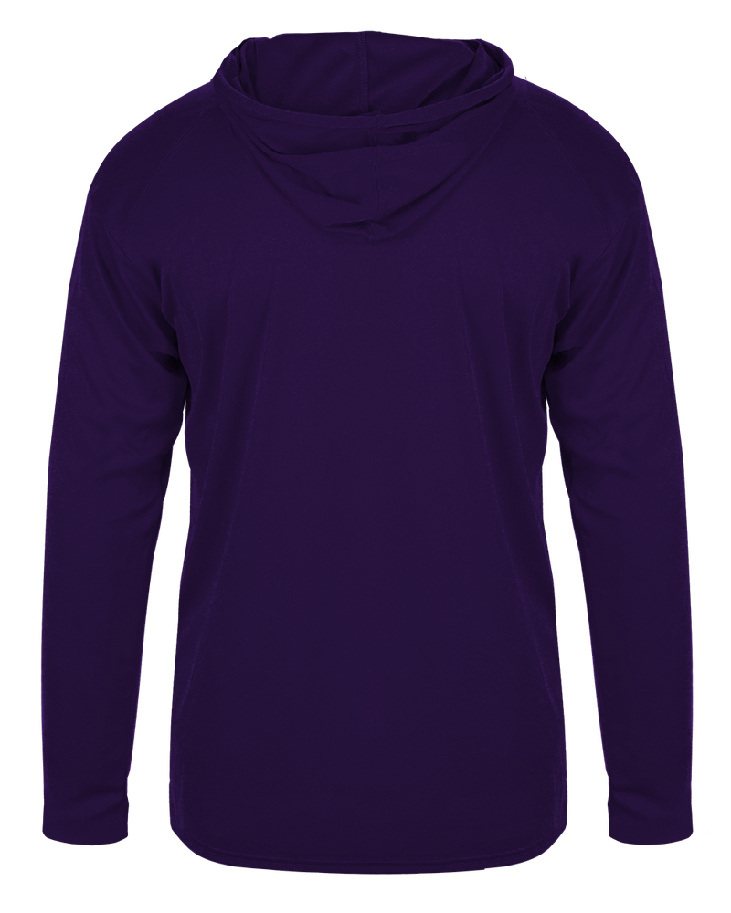 Badger 2105 Youth B-Core Long-Sleeve Hooded Tee