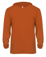 Badger 2105 Youth B-Core Long-Sleeve Hooded Tee Badger