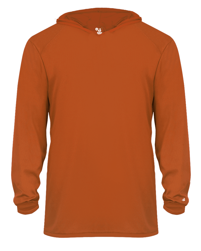 Badger 2105 Youth B-Core Long-Sleeve Hooded Tee