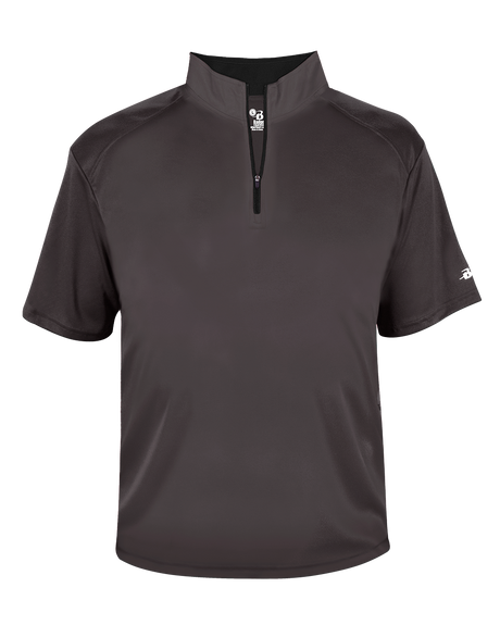 Badger Youth B-Core Short-Sleeve 1/4 Zip Badger