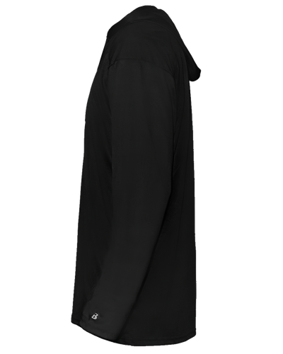 Badger 2105 Youth B-Core Long-Sleeve Hooded Tee