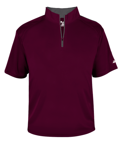 Badger Youth B-Core Short-Sleeve 1/4 Zip