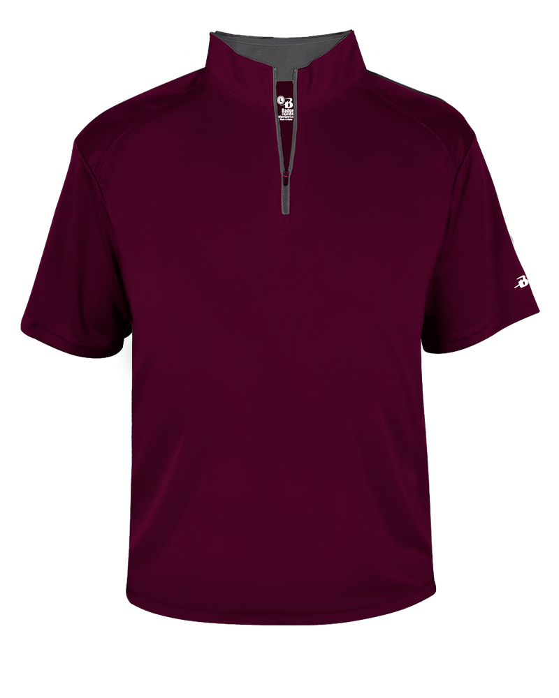 Badger Youth B-Core Short-Sleeve 1/4 Zip