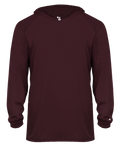 Badger 2105 Youth B-Core Long-Sleeve Hooded Tee Badger