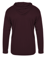 Badger 2105 Youth B-Core Long-Sleeve Hooded Tee Badger