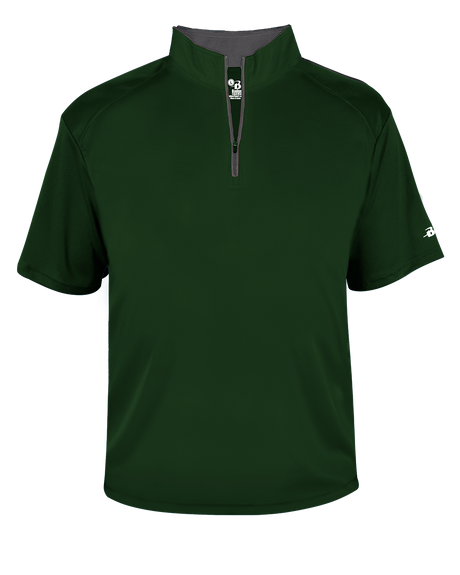 Badger Youth B-Core Short-Sleeve 1/4 Zip Badger