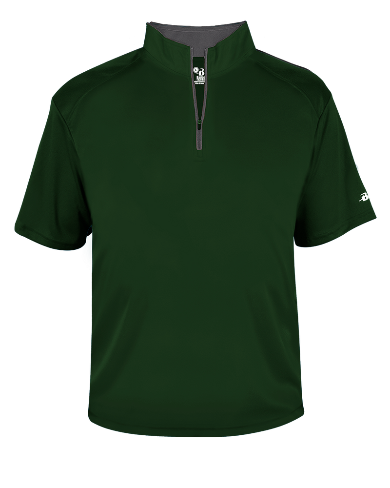 Badger Youth B-Core Short-Sleeve 1/4 Zip