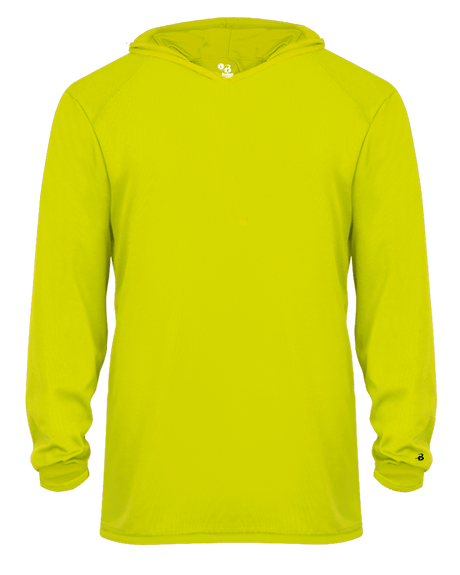 Badger 2105 Youth B-Core Long-Sleeve Hooded Tee Badger