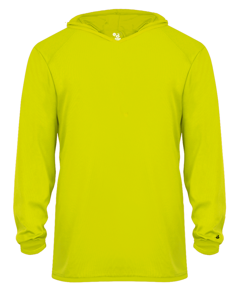 Badger 2105 Youth B-Core Long-Sleeve Hooded Tee