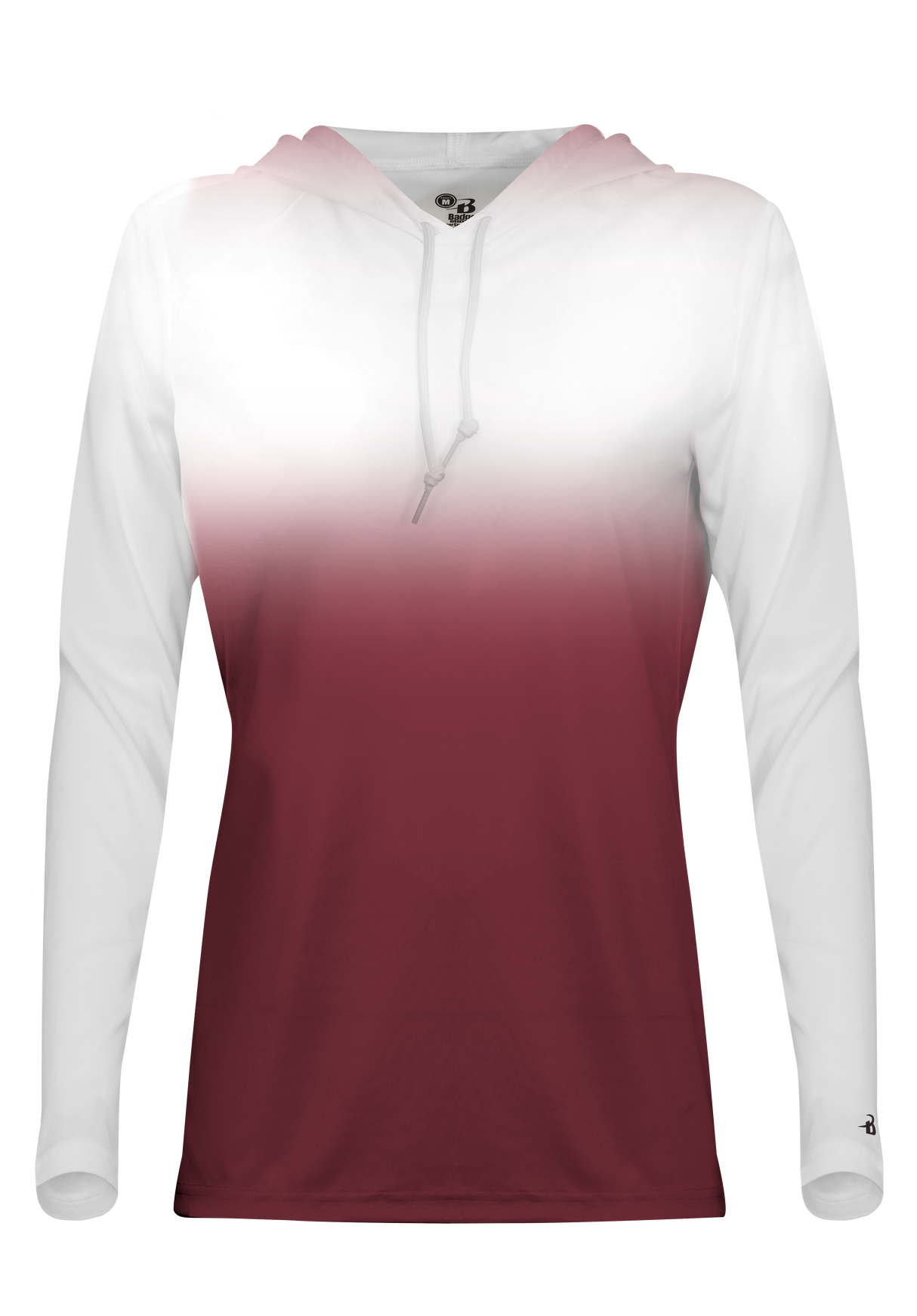 Badger Women's Ombre Hooded Tee Badger
