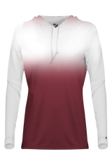 Badger Women's Ombre Hooded Tee Badger
