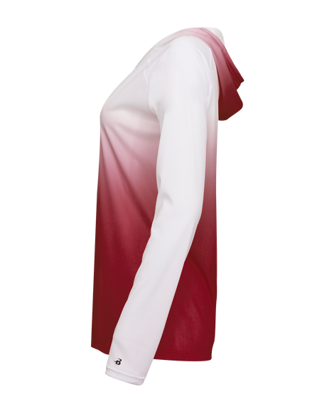 Badger Women's Ombre Hooded Tee Badger
